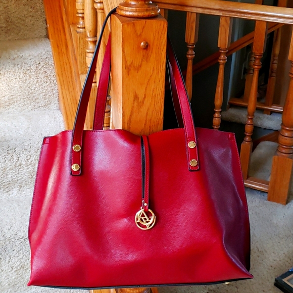 Adrienne Vittadini Handbags - Maroon bag